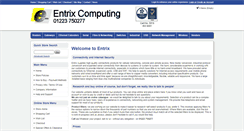 Desktop Screenshot of entrix.co.uk